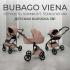 Коляска детская Bubago Viena 3в1 213-1 Бежевый (+подарок Подстаканник ROXY-KIDS  RCH-005-PH)