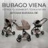 Коляска детская Bubago Viena 3в1 (арт.213-2) Светло - Бежевый (+подарок Подстаканник ROXY-KIDS  RCH-005-PH)