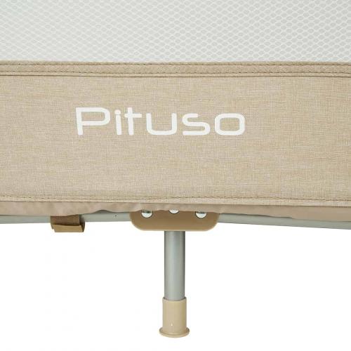Манеж-кровать PITUSO Valencia Beige - Бежевый (опуск.бортик, 2 уровня, лаз, дуга) YP-P13