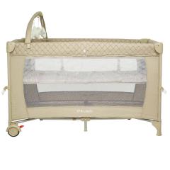 Манеж-кровать PITUSO Valencia Beige - Бежевый (опуск.бортик, 2 уровня, лаз, дуга) YP-P13