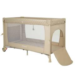 Манеж-кровать PITUSO Valencia Beige - Бежевый (опуск.бортик, 2 уровня, лаз, дуга) YP-P13