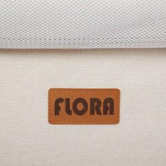 Колыбель Pituso Flora beige / бежевый (маятник) + Подарок (бутылочка)