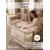 Колыбель Pituso Flora beige / бежевый (маятник) + Подарок (бутылочка)