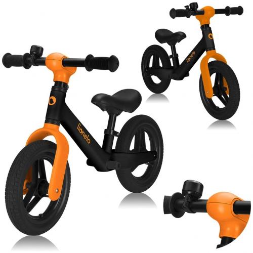 Беговел Lionelo Toni (Black Orange) Оранжевый (ПУ)