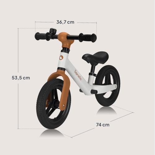 Беговел Lionelo Toni (Black Orange) Оранжевый (ПУ)