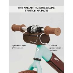 Беговел Pituso Jett (колеса 14") + сумка на руль Light Green / Светло зеленый