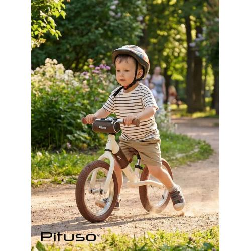Беговел Pituso Jett (колеса 14") + сумка на руль Pink / Розовый