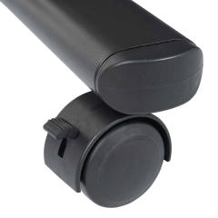 Колыбель PITUSO Iris маятник + колёса / PD-C03-Black-IRIS (темно-серый)