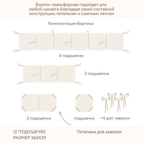 Комплект в кроватку Perina Котята Карамель 6 предметов (Эксклюзив)