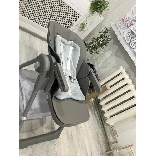 Стульчик для кормления Martin Noir TODY LUX Loft Grey (серый)