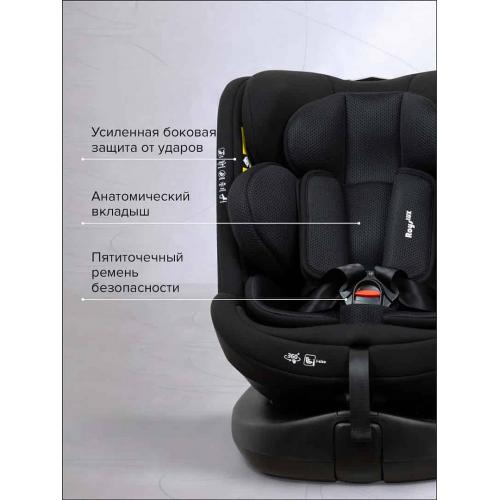 Автокресло Pituso Roys Lux black / черный (i-Size) (0-36 кг IsoFix) C014-LUX-Black