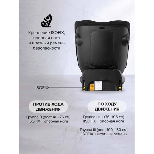 Автокресло Pituso Roys Lux black / черный (i-Size) (0-36 кг IsoFix) C014-LUX-Black