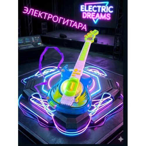 Электрогитара с микрофоном, коробка 6969-62A