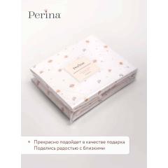 Комплект в кроватку Perina Muslin Планеты / Латте (Муслин 3 предмета)