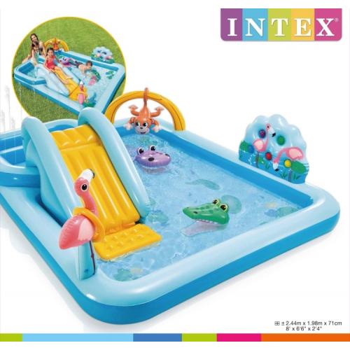 Игровой надувной центр басссейн Intex Джунгли 57161NP (257х216х84) 57161NPNP Jungle Adventure