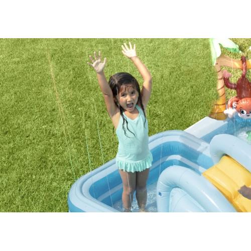 Игровой надувной центр басссейн Intex Джунгли 57161NP (257х216х84) 57161NPNP Jungle Adventure