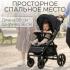 Коляска детская прогулочная BubaGo Cross City 2026 BG 155-6 Черный / Black