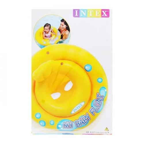 Надувной круг с трусиками Intex My baby float 56585 с сиденьем (диаметр 67 см, от 1-2 лет)