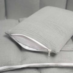 Бортик для кроватки Perina SoftCotton СК1/4-05.13 Серо-оливковый