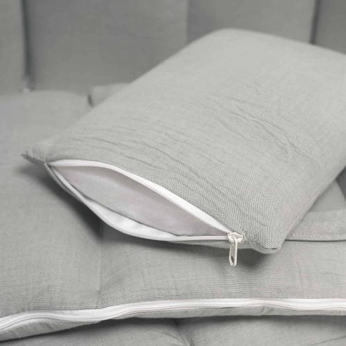 Бортик для кроватки Perina SoftCotton СК1/4-05.13 Серо-оливковый