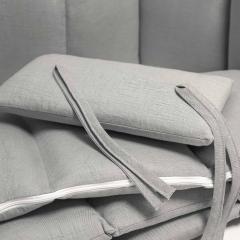 Бортик для кроватки Perina SoftCotton СК1/4-05.13 Серо-оливковый