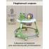 Ходунки BAMBOLA Froggy (круглые) (6 силик.кол,игр.,муз) Green/Зеленый