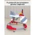 Ходунки BAMBOLA Микки и Мини (круглые) (6 силик.кол,игр.,муз, Руль) Red/Терракотовый