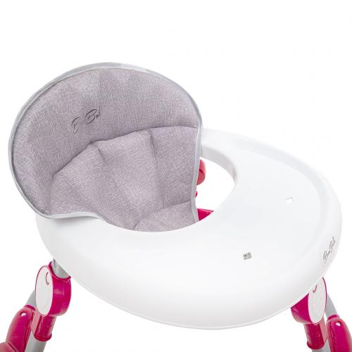 Ходунки BAMBOLA Микки и Мини (круглые) (6 силик.кол,игр.,муз, Руль) Red/Терракотовый