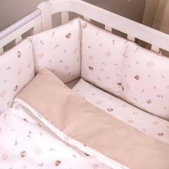 Комплект в кроватку Perina Sleepy КПП6.100-SL.04 (Бежевый)