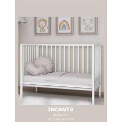 Детская кроватка Incanto Hollie универсальный маятник + ящик / KR-0045/0 (белый)