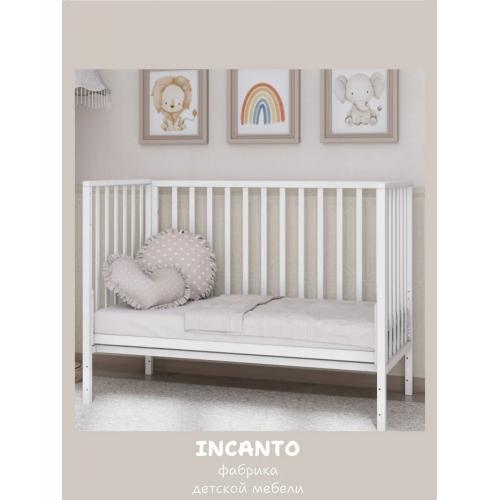 Детская кроватка Incanto Hollie универсальный маятник + ящик / KR-0045/0 (белый)