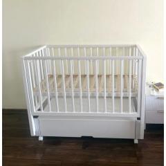 Детская кроватка Incanto Hollie универсальный маятник + ящик / KR-0045/0 (белый)