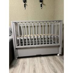 Детская кроватка Incanto Hollie универсальный маятник + ящик / KR-0045/4 (серый)