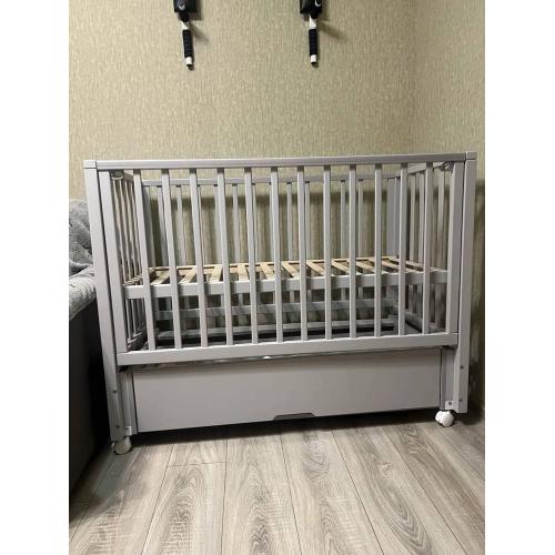 Детская кроватка Incanto Hollie универсальный маятник + ящик / KR-0045/4 (серый)