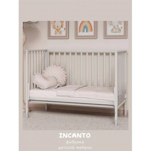 Детская кроватка Incanto Hollie универсальный маятник + ящик / KR-0045/4 (серый)