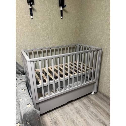 Детская кроватка Incanto Hollie универсальный маятник + ящик / KR-0045/4 (серый)