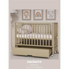 Детская кроватка Incanto Hollie универсальный маятник + ящик / KR-0045/5 (кашемир)