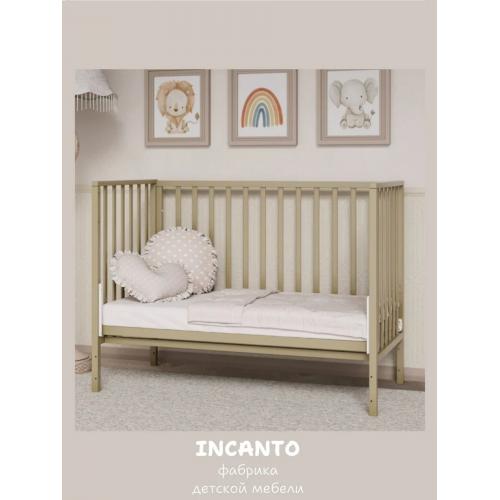 Детская кроватка Incanto Hollie универсальный маятник + ящик / KR-0045/5 (кашемир)