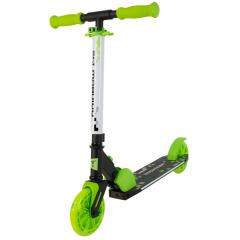 Детский самокат Tech Team Rainbow 145 черный-зеленый / black-green 042245