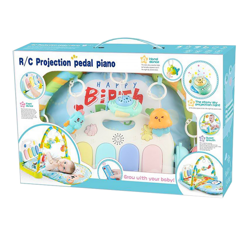 Развивающий коврик Pituso Happy Birthday HW21020888 с пианино 80*65 см (пульт, свет)