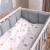 Комплект в кроватку Perina Fancy (Слоники голубые) 6 предметов