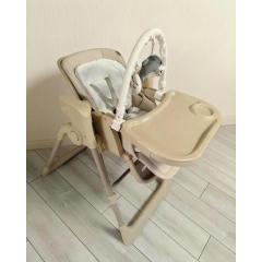 Стульчик для кормления + дуга Martin Noir CLOUD Line Beige / Бежевый / электрокачели