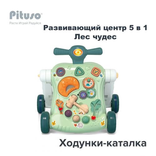 Ходунки-каталка-столик PITUSO 5в1 Лес чудес (свет,звук) HW23020985