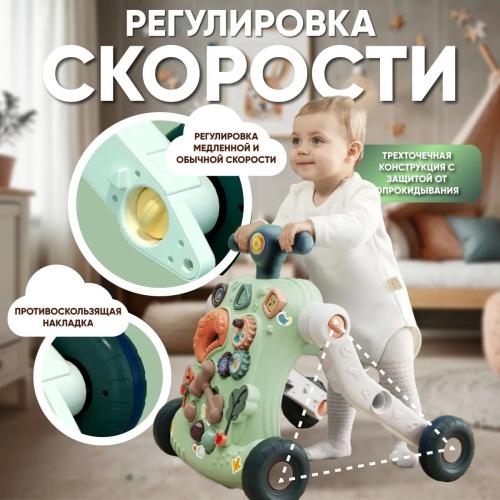 Ходунки-каталка-столик PITUSO 5в1 Лес чудес (свет,звук) HW23020985