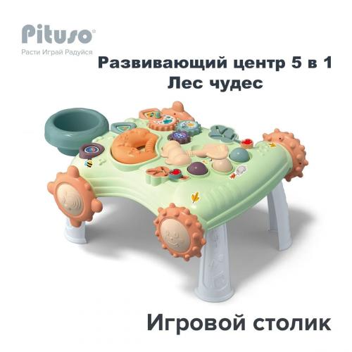 Ходунки-каталка-столик PITUSO 5в1 Лес чудес (свет,звук) HW23020985