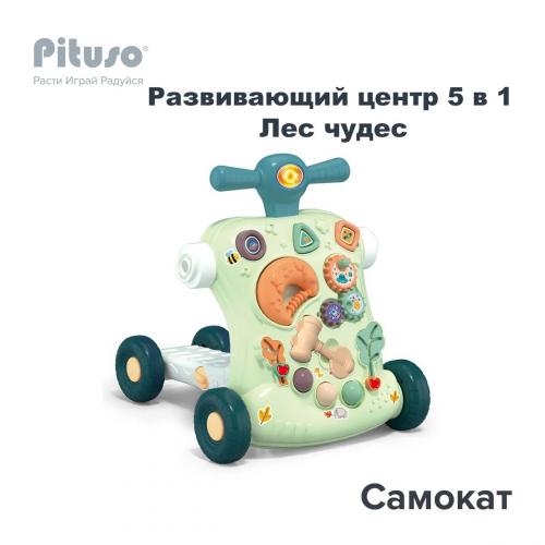 Ходунки-каталка-столик PITUSO 5в1 Лес чудес (свет,звук) HW23020985