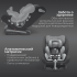 Автокресло Bubago Noxa BG 177-1 Черный (0-36 кг) (Isofix, поворот 360)