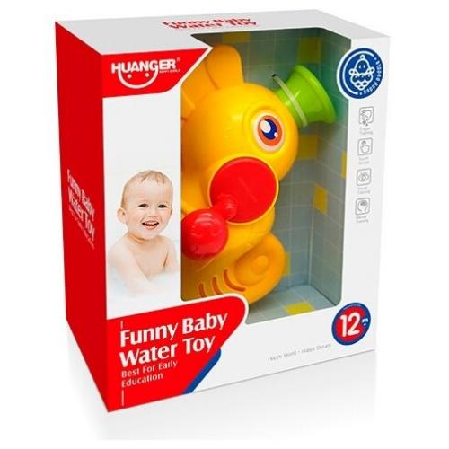 Игрушка для ванной ЗАБАВНАЯ РЫБКА Huanger HE0269 (брызгалка, лейка)