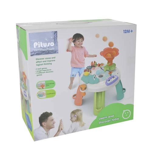 Развивающий игровой центр столик PITUSO Крокодильчик (свет, звук) 6744789
