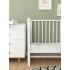Комплект кроватка + матрас Plitex Юниор-Premium 120x60x7 (маятник продольный) Белый-Белый 3194001-2